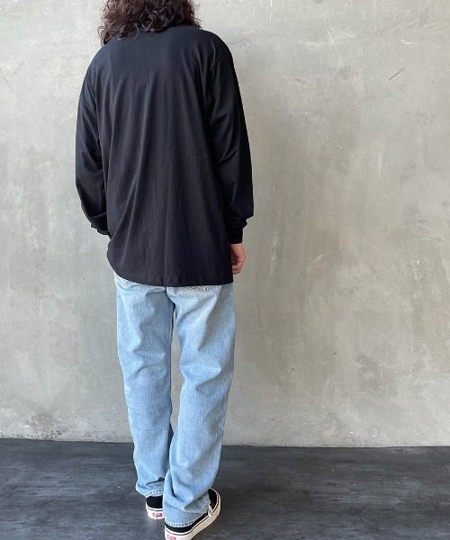 BEN DAVIS（ベンデイビス）の「[BEN DAVIS/ベンデイビス] MINI GORILLA刺繍 ロングスリーブTシャツ（Tシャツ/カットソー・レディース・ホワイト/ダークグリーン/ブラック・M/XL/L）」の16枚目の写真