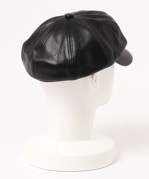 paravion(パラビオン)の「K/レザーキャスケット(キャスケット・レディース・ブラック/ベージュ・ONESIZE)」の3枚目の写真
