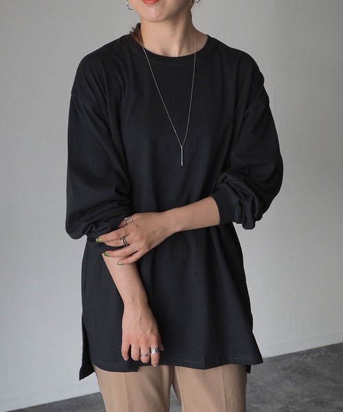 Riberry（リベリー）の「バックフォトプリントロンT（Tシャツ/カットソー・レディース・オフホワイト/スミクロ・FREE）」の7枚目の写真