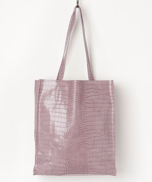 SFW（エスエフダブリュー）の「トートバッグ クロコダイル柄（トートバッグ・レディース・ホワイト/ブラック/パープル/ミント・FREE）」の9枚目の写真