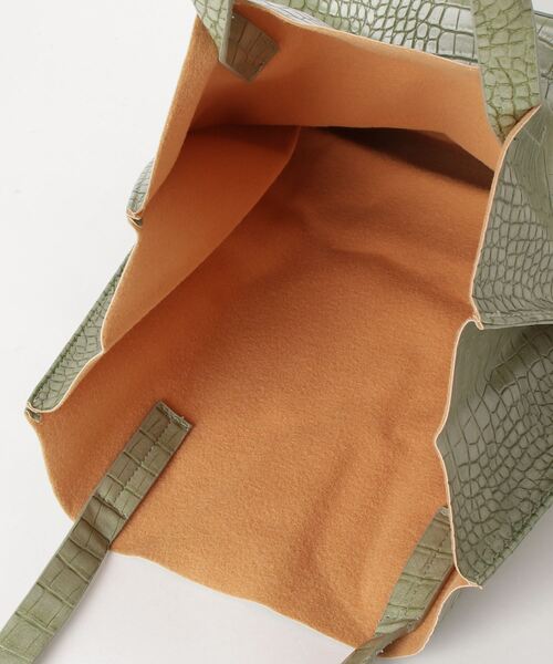 SFW（エスエフダブリュー）の「トートバッグ クロコダイル柄（トートバッグ・レディース・ホワイト/ブラック/パープル/ミント・FREE）」の8枚目の写真