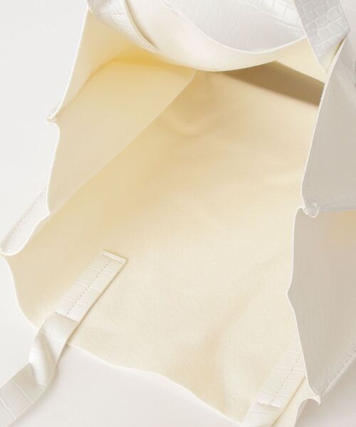 SFW（エスエフダブリュー）の「トートバッグ クロコダイル柄（トートバッグ・レディース・ホワイト/ブラック/パープル/ミント・FREE）」の12枚目の写真