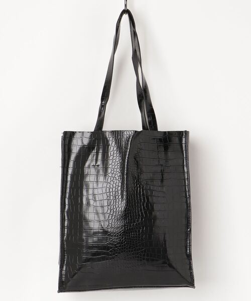 SFW（エスエフダブリュー）の「トートバッグ クロコダイル柄（トートバッグ・レディース・ホワイト/ブラック/パープル/ミント・FREE）」の5枚目の写真