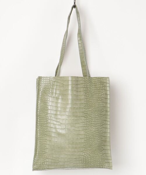SFW（エスエフダブリュー）の「トートバッグ クロコダイル柄（トートバッグ・レディース・ホワイト/ブラック/パープル/ミント・FREE）」の13枚目の写真