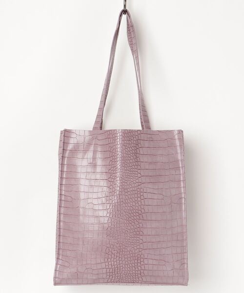 SFW（エスエフダブリュー）の「トートバッグ クロコダイル柄（トートバッグ・レディース・ホワイト/ブラック/パープル/ミント・FREE）」の11枚目の写真