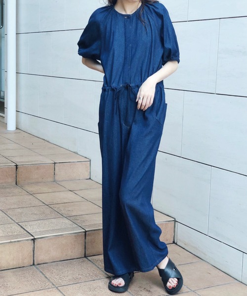 Banner Barrett（バナーバレット）の「デニムオールインワン（つなぎ/オールインワン・レディース・ブルー系その他/ワンウォッシュ・38）」の15枚目の写真