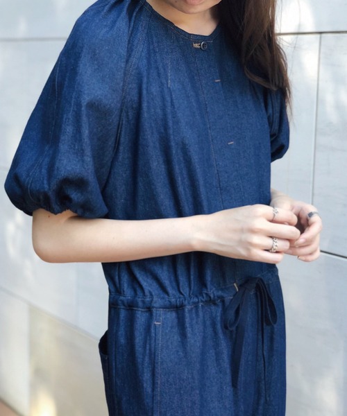 Banner Barrett（バナーバレット）の「デニムオールインワン（つなぎ/オールインワン・レディース・ブルー系その他/ワンウォッシュ・38）」の5枚目の写真