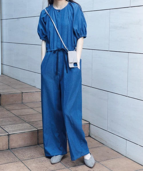 Banner Barrett（バナーバレット）の「デニムオールインワン（つなぎ/オールインワン・レディース・ブルー系その他/ワンウォッシュ・38）」の6枚目の写真