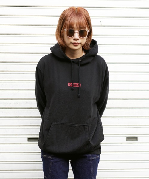 AVIREX(アヴィレックス)の「【直営店限定】バンダナ プリント ボックス ロゴ パーカー/BANDANA PRINT BOX LOGO PARKA/アヴィレックス/AVIREX(パーカー・レディース・ブラック/ブラック系その他/レッド/クリアレッド・MEDIUM/LARGE/X-LARGE/L)」の14枚目の写真