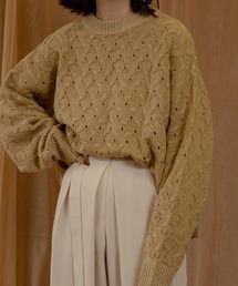 lawgy | mix color button knit(ニット/セーター)