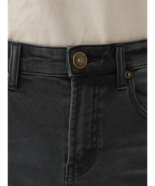 Editt by YECCA VECCA（エディットバイイェッカヴェッカ）の「裾カットオフストレッチデニム＊（その他パンツ・レディース・ブラック/インディゴブルー・S/M/L）」の10枚目の写真