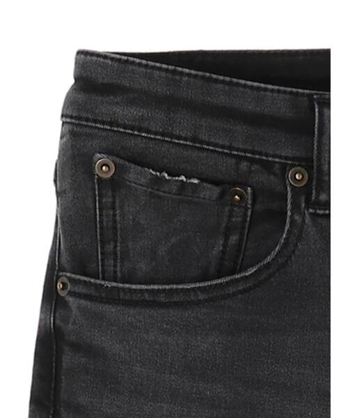 Editt by YECCA VECCA（エディットバイイェッカヴェッカ）の「裾カットオフストレッチデニム＊（その他パンツ・レディース・ブラック/インディゴブルー・S/M/L）」の16枚目の写真