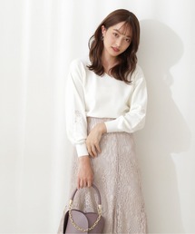 PROPORTION BODY DRESSING | スリーブエンブロイダリーＫＴＰＯ / 1211270014(ニット/セーター)