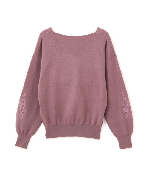 PROPORTION BODY DRESSING（プロポーションボディドレッシング）の「スリーブエンブロイダリーＫＴＰＯ / 1211270014（ニット/セーター・レディース・ホワイト系その他/グレー/ブラウン・FREE）」の10枚目の写真