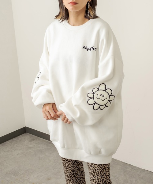 RASVOA（ラスボア）の「デイジー？スウェット（スウェット・レディース・オフホワイト/ブラック/サックスブルー・FREE）」の14枚目の写真