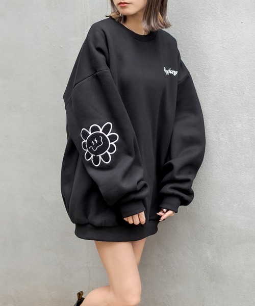 RASVOA（ラスボア）の「デイジー？スウェット（スウェット・レディース・オフホワイト/ブラック/サックスブルー・FREE）」の9枚目の写真