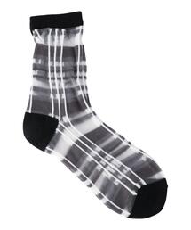 シアーチェックソックス