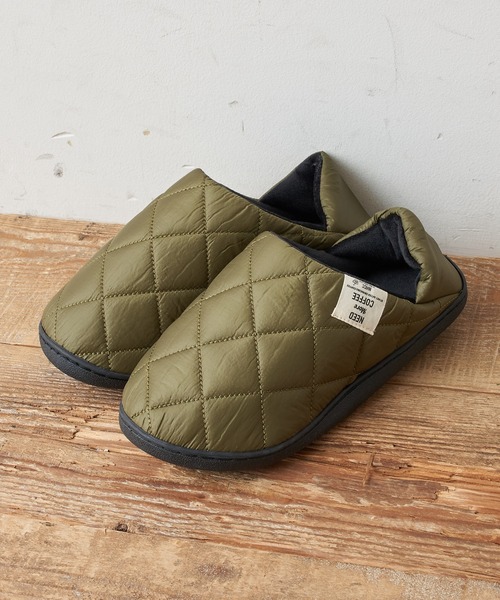 CIAOPANIC TYPY(チャオパニックティピー)の「【Nii Hello Coffee Club】ルームシューズ/キルティング(その他シューズ・レディース・ブラック/ベージュ/パープル/カーキ・27/20/23.5)」の4枚目の写真