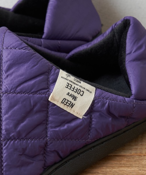 CIAOPANIC TYPY(チャオパニックティピー)の「【Nii Hello Coffee Club】ルームシューズ/キルティング(その他シューズ・レディース・ブラック/ベージュ/パープル/カーキ・27/20/23.5)」の8枚目の写真