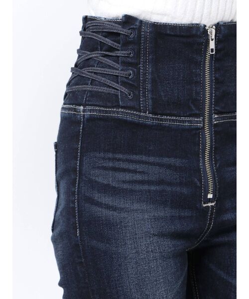 バックレースアップデニムジャンパー♡新品タグ付き DOLLUPOOPS（ドールアップウップス）の「バックレース 肩ひも付