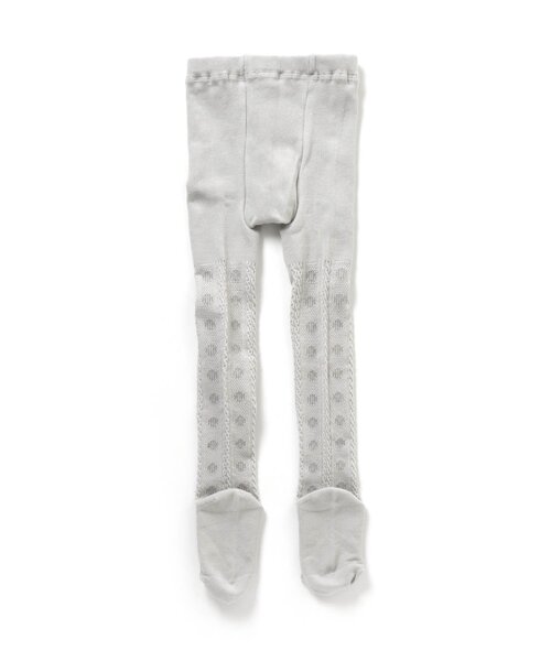 BREEZE（ブリーズ）の「/ドットケーブルタイツ（タイツ/ストッキング・キッズ・ライトグレー/ブラウン/チャコール・80/140/100/120）」の8枚目の写真