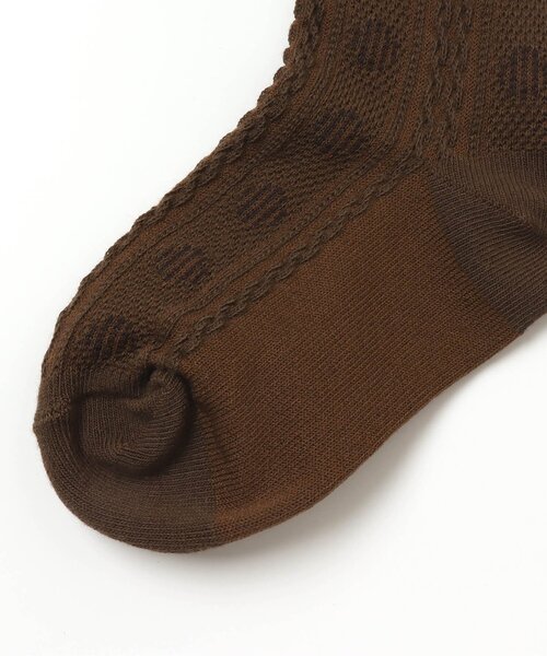 BREEZE（ブリーズ）の「/ドットケーブルタイツ（タイツ/ストッキング・キッズ・ライトグレー/ブラウン/チャコール・80/140/100/120）」の11枚目の写真