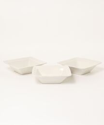 salle de bal（サルデバル）の「【 La reine / ラ・レーヌ 】　スクエアボウルL　3個セット SqBowl L 079010 DII（食器）」