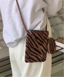 POUTOJOURU | 【ポートジュール】 レオパード　ゼブラ　ミニショルダーバッグ　コインケース付き　WEB限定(ショルダーバッグ)