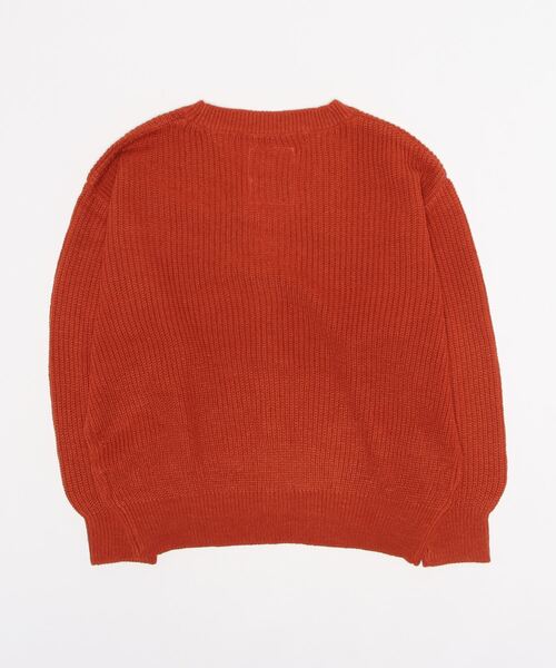 repipi armario（レピピ アルマリオ）の「アゼニットコクーンカーディガン（カーディガン/ボレロ・キッズ・ブラック/グレー/オレンジ・SMALL/MEDIUM）」の4枚目の写真