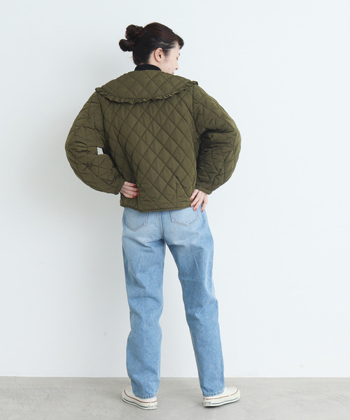 My Fav. CHILD WOMAN（マイファブチャイルドウーマン）の「14ozセルビッチデニム　ゆるスリムパンツ（デニムパンツ・レディース・サックスブルー・37/35/38/36）」の15枚目の写真