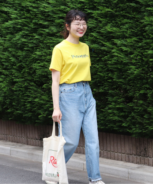 My Fav. CHILD WOMAN（マイファブチャイルドウーマン）の「14ozセルビッチデニム　ゆるスリムパンツ（デニムパンツ・レディース・サックスブルー・37/35/38/36）」の22枚目の写真