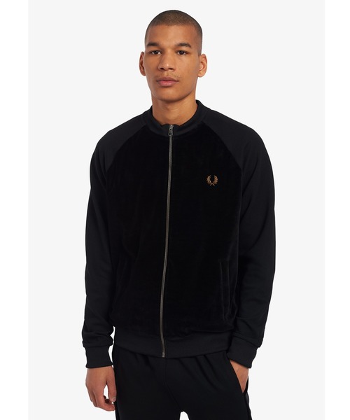 fred perry panel jacket
