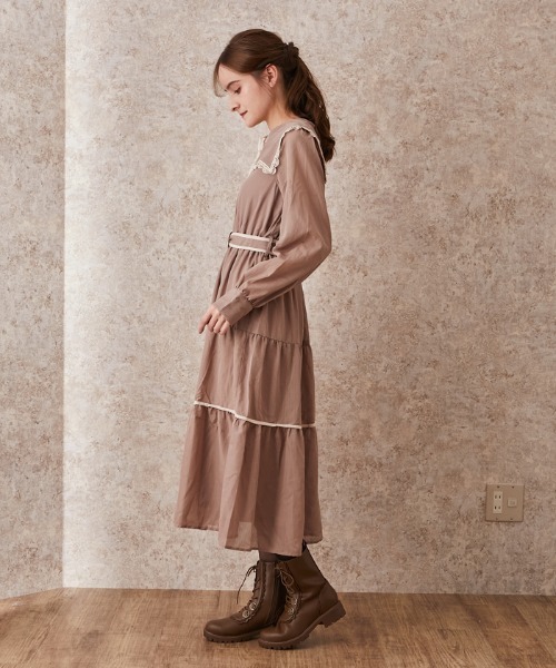 axes femme（アクシーズファム）の「セーラー襟ティアードOP