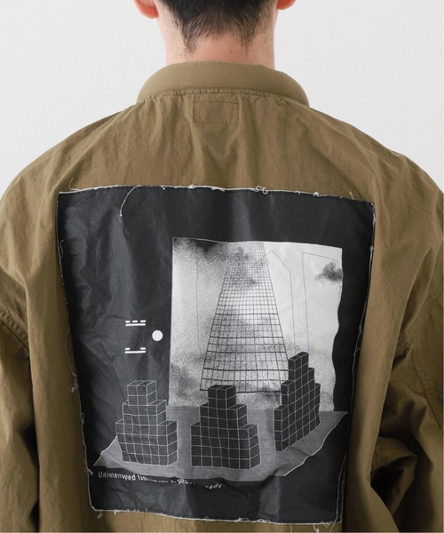 C.E(シーイー)の「【C.E / シーイー】PSEUDO NEEDS ZIP JACKET(ブルゾン・メンズ・カーキ・MEDIUM/LARGE)」の2枚目の写真