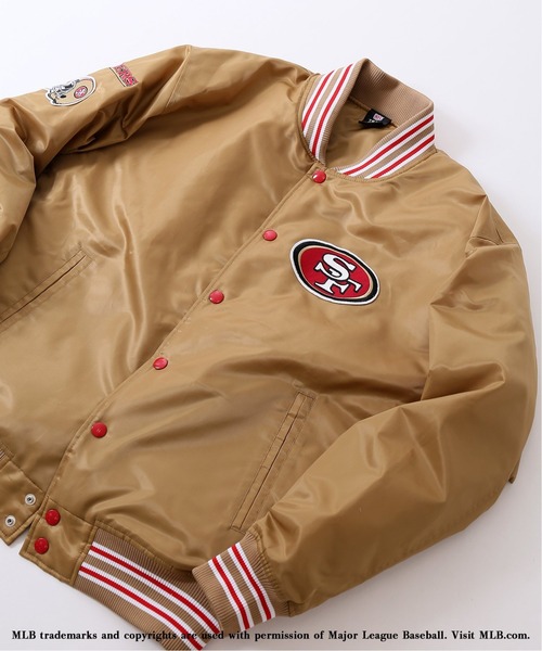 Fanatics(ファナティクス)の「◆【FANATICS / ファナティクス】JOURNAL STANDARD別注 サテン ジャケット NFL(スタジャン・メンズ・シルバー/ゴールド・LARGE/MEDIUM)」の3枚目の写真