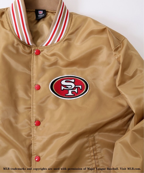 Fanatics(ファナティクス)の「◆【FANATICS / ファナティクス】JOURNAL STANDARD別注 サテン ジャケット NFL(スタジャン・メンズ・シルバー/ゴールド・LARGE/MEDIUM)」の6枚目の写真