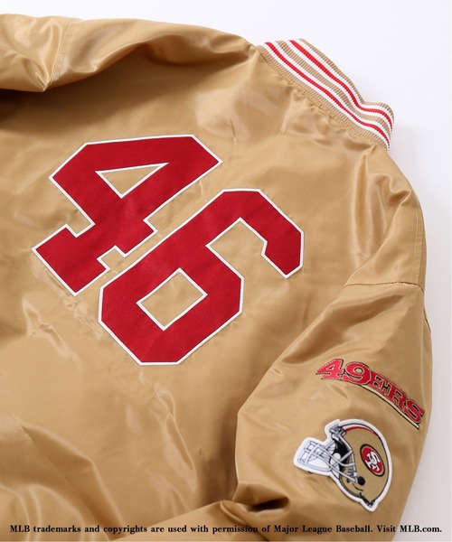 Fanatics(ファナティクス)の「◆【FANATICS / ファナティクス】JOURNAL STANDARD別注 サテン ジャケット NFL(スタジャン・メンズ・シルバー/ゴールド・LARGE/MEDIUM)」の8枚目の写真