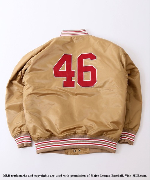 Fanatics(ファナティクス)の「◆【FANATICS / ファナティクス】JOURNAL STANDARD別注 サテン ジャケット NFL(スタジャン・メンズ・シルバー/ゴールド・LARGE/MEDIUM)」の4枚目の写真