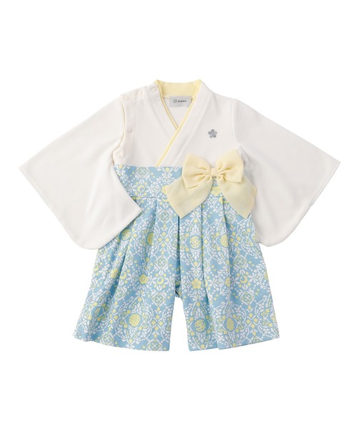 D.fesense(ディーフェセンス)の「【D.fesense/ディーフェセンス】袴ロンパースGIRL2(ロンパース・キッズ・ピンク/ブルー系その他・M(70-80cm)/S(60-70cm))」の4枚目の写真