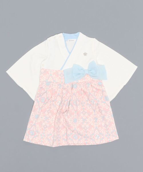 D.fesense(ディーフェセンス)の「【D.fesense/ディーフェセンス】袴ロンパースGIRL2(ロンパース・キッズ・ピンク/ブルー系その他・M(70-80cm)/S(60-70cm))」の8枚目の写真