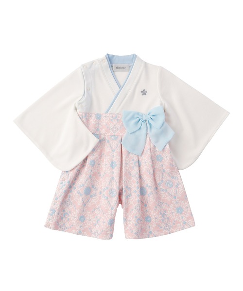 D.fesense(ディーフェセンス)の「【D.fesense/ディーフェセンス】袴ロンパースGIRL2(ロンパース・キッズ・ピンク/ブルー系その他・M(70-80cm)/S(60-70cm))」の7枚目の写真