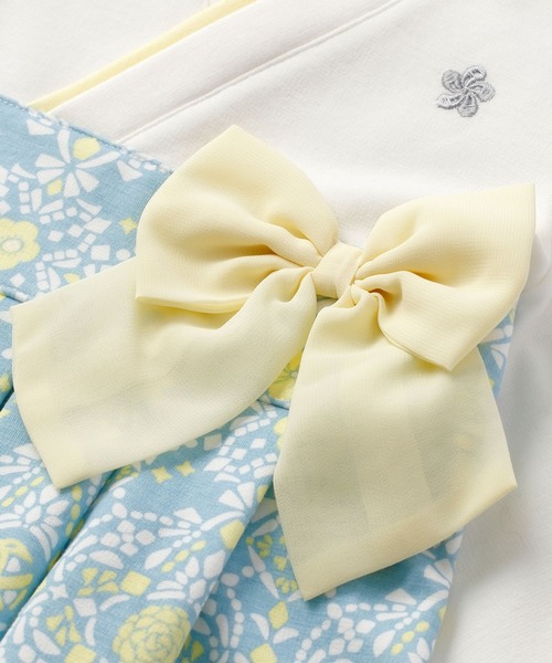 D.fesense(ディーフェセンス)の「【D.fesense/ディーフェセンス】袴ロンパースGIRL2(ロンパース・キッズ・ピンク/ブルー系その他・M(70-80cm)/S(60-70cm))」の6枚目の写真