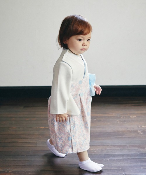 D.fesense(ディーフェセンス)の「【D.fesense/ディーフェセンス】袴ロンパースGIRL2(ロンパース・キッズ・ピンク/ブルー系その他・M(70-80cm)/S(60-70cm))」の16枚目の写真