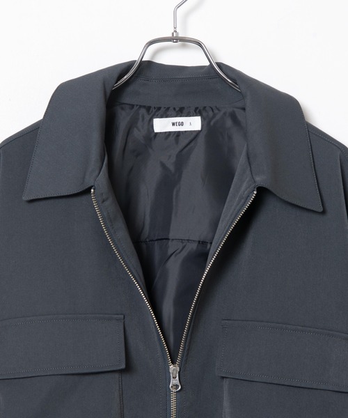 WEGO(ウィゴー)の「WEGO/フラップポケットZIPブルゾン(ブルゾン・メンズ・ブラック/ブルー系その他・MEDIUM/LARGE)」の22枚目の写真