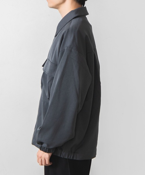 WEGO(ウィゴー)の「WEGO/フラップポケットZIPブルゾン(ブルゾン・メンズ・ブラック/ブルー系その他・MEDIUM/LARGE)」の16枚目の写真