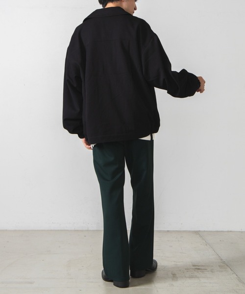 WEGO(ウィゴー)の「WEGO/フラップポケットZIPブルゾン(ブルゾン・メンズ・ブラック/ブルー系その他・MEDIUM/LARGE)」の9枚目の写真