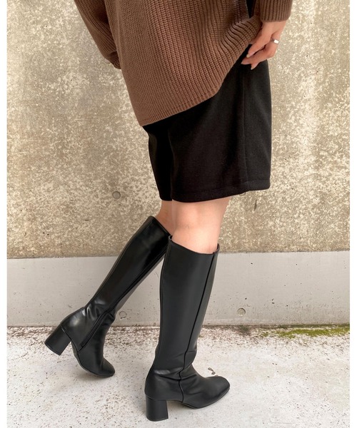 MLI'A（エムリア）の「フェイクウールショート／パンツ（その他パンツ・レディース・ブラック/グリーン/ライトベージュ・FREE）」の4枚目の写真