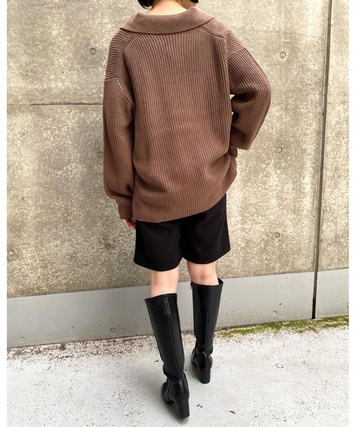 MLI'A（エムリア）の「フェイクウールショート／パンツ（その他パンツ・レディース・ブラック/グリーン/ライトベージュ・FREE）」の10枚目の写真