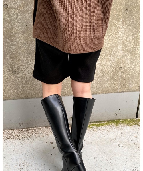 MLI'A（エムリア）の「フェイクウールショート／パンツ（その他パンツ・レディース・ブラック/グリーン/ライトベージュ・FREE）」の12枚目の写真