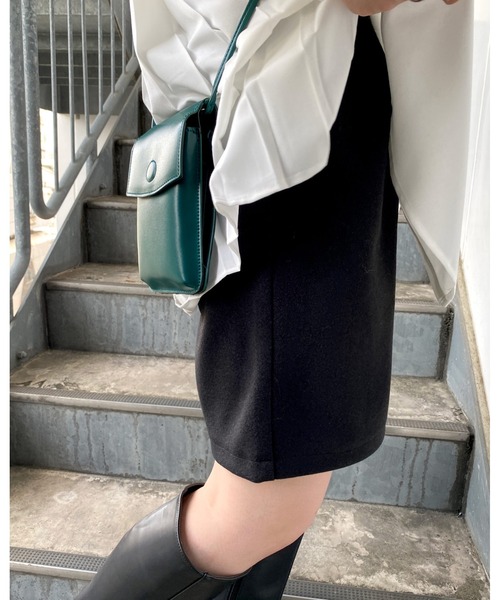 MLI'A（エムリア）の「フェイクウールショート／パンツ（その他パンツ・レディース・ブラック/グリーン/ライトベージュ・FREE）」の13枚目の写真